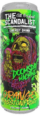Энергетик "The Scandalist Energy Drink", 0,33л, Ж/Б DOOMSDAY MACHINE