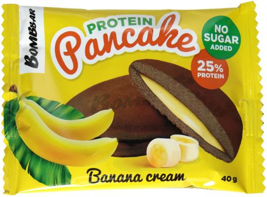 Панкейк не глазированный с начинкой "BOMBBAR" 40гр Банановый крем