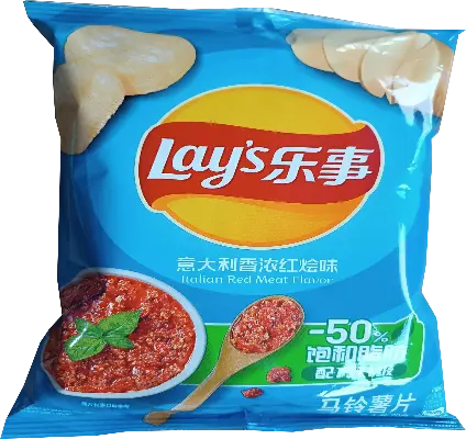 Чипсы Lays 70г. Итальянский мясной соус (Italian Red Meat)