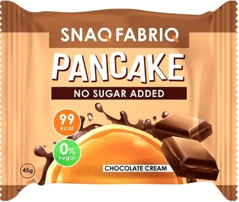 Панкейк не глазированный с начинкой "SNAQ FABRIQ" 45гр Нежный шоколад