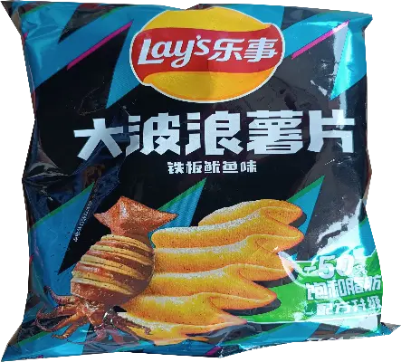 Чипсы Lays 70г. Кальмар