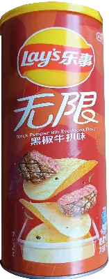 Чипсы Lays 90г. Стейк рибай с перцем
