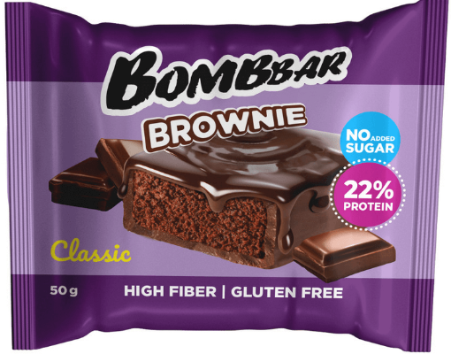 Печенье глазированное "BOMBBAR" 50гр Брауни классический
